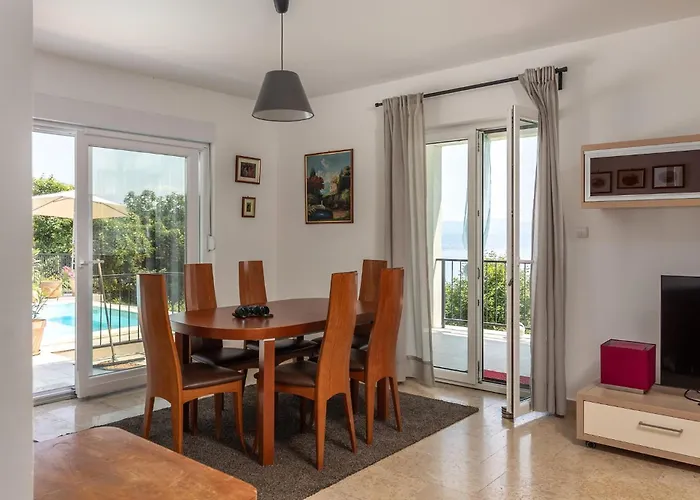 Semesterbostad In With Seaview, Balcony, Air Condition, Wifi Ičići